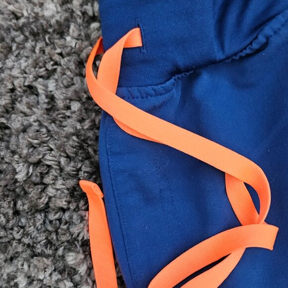 Figs Winning Blue Zamora Jogger Scrub Pants SP Small Petite - Picture 4 of 7